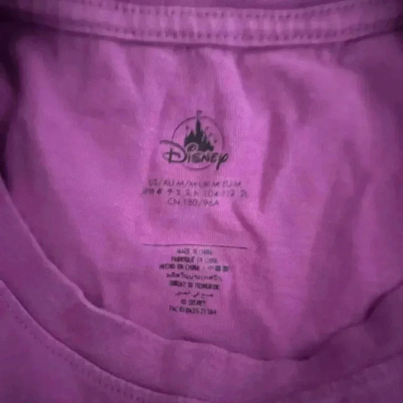 Disney Parks Purple Minnie Mouse Long Sleeve Shirt Size Medium - Picture 6 of 6